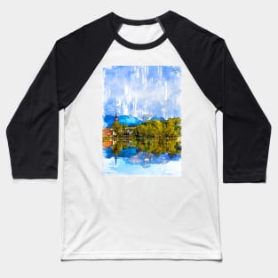 Lake In Switzerland. For Nature Lovers. Baseball T-Shirt